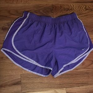 Women’s Nike DRI-FIT Purple Shorts (L)